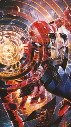 Spider-Man and Doctor Strange from Spider-Man No Way Home