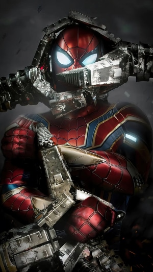 Spider-Man with Doctor Octopus Tentacles