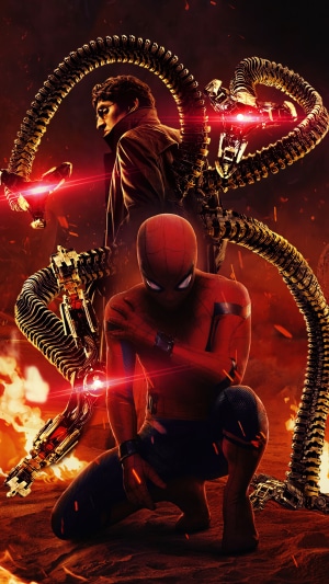Spider-Man and Doctor Octopus from Spider-Man No Way Home