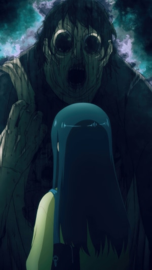 Mieruko-chan: Terrifying Monster Appears Before Girl