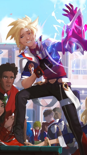Ezreal from Battle Academia in Legends of Runeterra