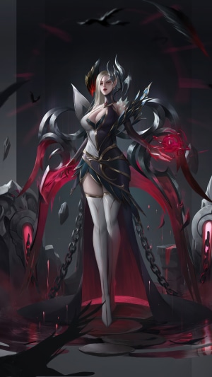 Morgana from League of Legends Coven skin