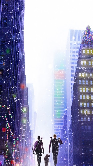 Hawkeye TV Series Characters in Snowy City