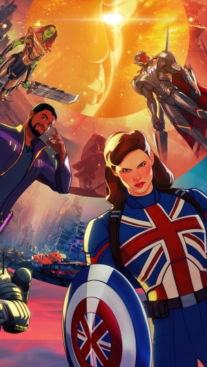 Captain Carter and T'Challa from What If...?