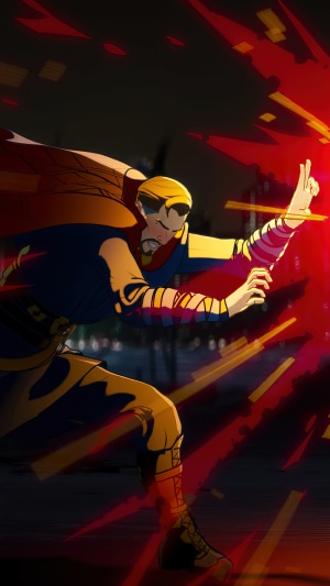 Doctor Strange from What If...? casting a spell