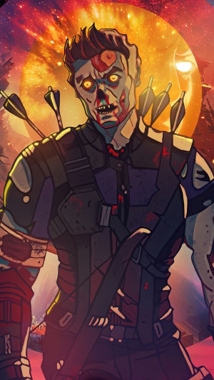 Zombie Hawkeye from What If...?