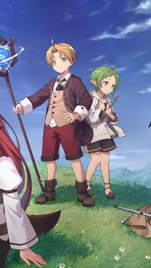 Rudeus and Sylphiette from Mushoku Tensei: Jobless Reincarnation