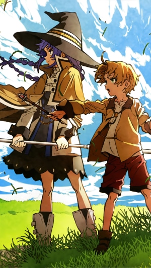 Roxy Migurdia and Rudeus Greyrat from Mushoku Tensei