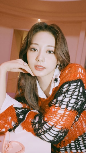 Tzuyu from TWICE in The Feels concept