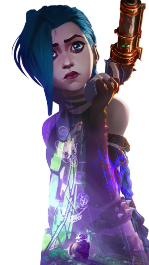 Jinx from Arcane League of Legends