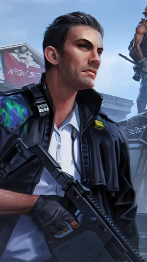 Man with rifle in PUBG: New State