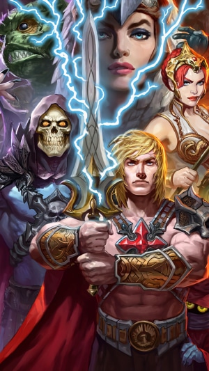 He-Man and Skeletor from Masters of the Universe: Revelation