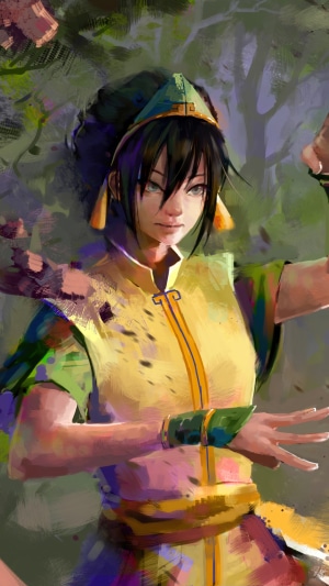 Toph Beifong from The Last Airbender