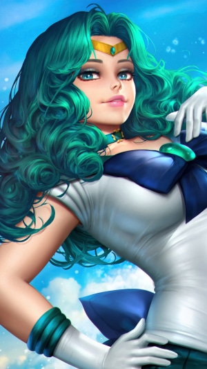 Sailor Neptune from Sailor Moon Anime