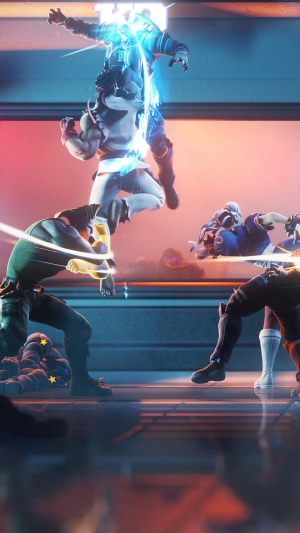 Ryu and Guile from Street Fighter in Fortnite