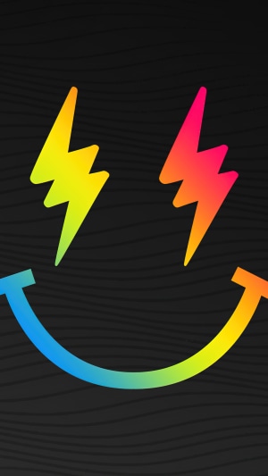 J Balvin Fortnite smiley face with lightning bolts
