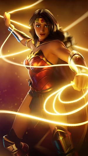 Wonder Woman from Fortnite with Lasso of Truth