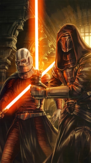 Darth Revan and Darth Malak from Star Wars: Knights of the Old Republic