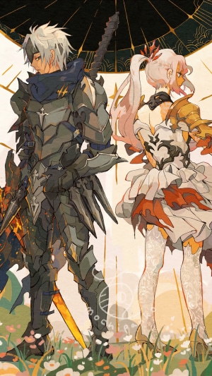 Alphen and Shionne from Tales of Arise