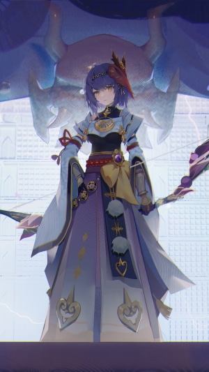 Kujou Sara from Genshin Impact