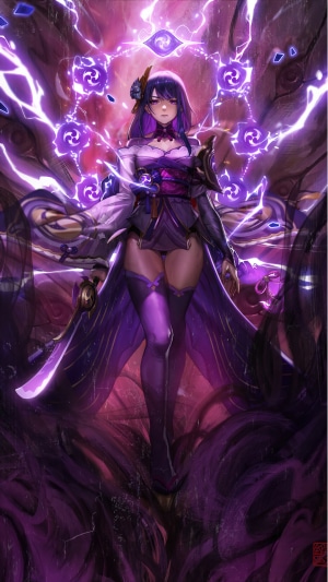 Raiden Shogun from Genshin Impact
