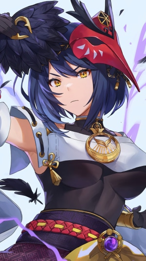 Kujou Sara from Genshin Impact