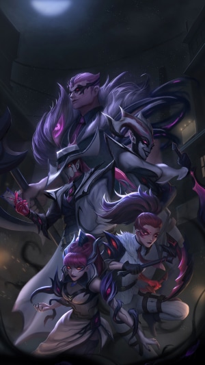 Crime City characters from League of Legends