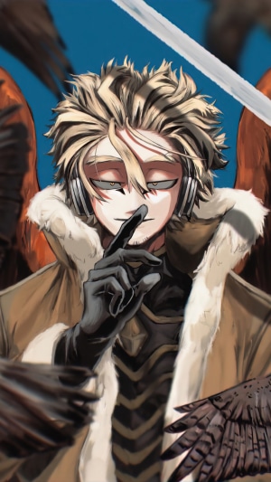 Hawks from My Hero Academia