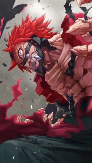 Eijiro Kirishima from My Hero Academia in Action