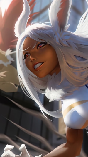 Mirko from My Hero Academia Anime