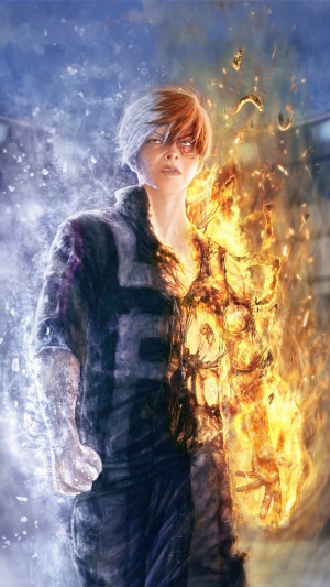 Shoto Todoroki from My Hero Academia
