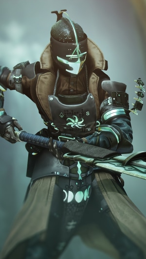 Warlock from Destiny 2 holding a weapon
