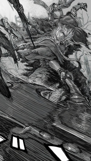 Elden Ring character in battle