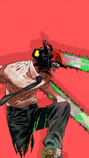 Chainsaw Man Denji in Action Pose