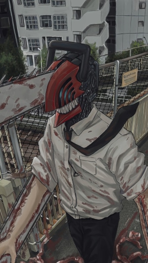 Chainsaw Man Denji in Action