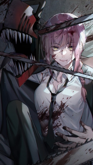 Makima from Chainsaw Man Anime Art