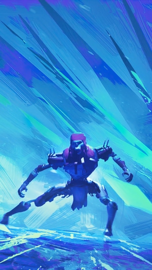 Revenant from Apex Legends in a blue environment