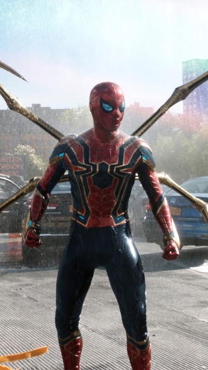 Spider-Man in Iron Spider Suit from No Way Home