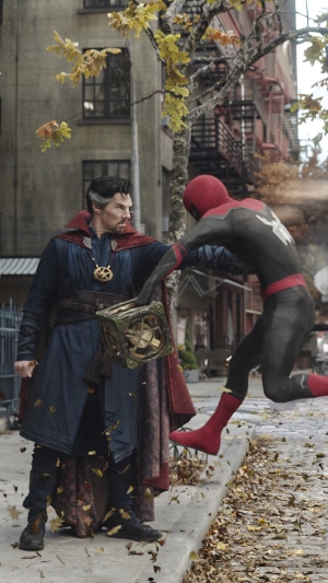 Doctor Strange and Spider-Man from Spider-Man: No Way Home