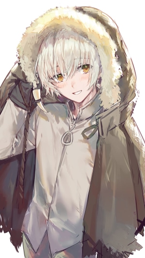 Fushi from To Your Eternity in Winter Cloak