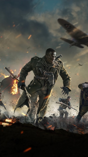 Soldiers in Call of Duty: Vanguard during battle