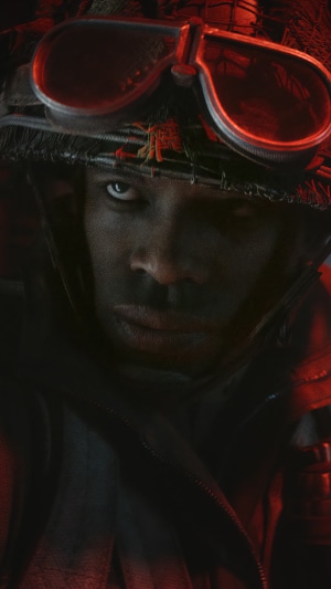 Soldier with goggles in Call of Duty: Vanguard
