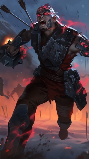 Noxian soldier from Legends of Runeterra
