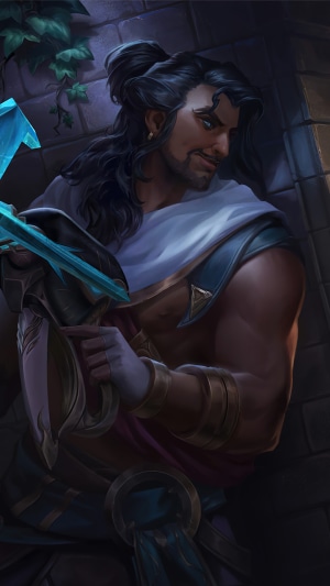 Akshan from League of Legends Splash Art