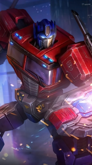 Optimus Prime from Transformers in Action Pose
