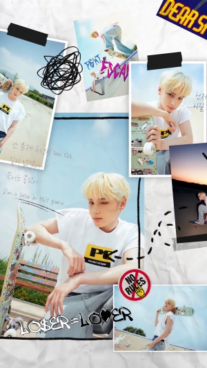 Huening Kai Skateboarding Photoshoot