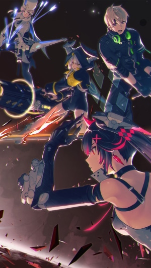 Characters from Punishing Gray Raven