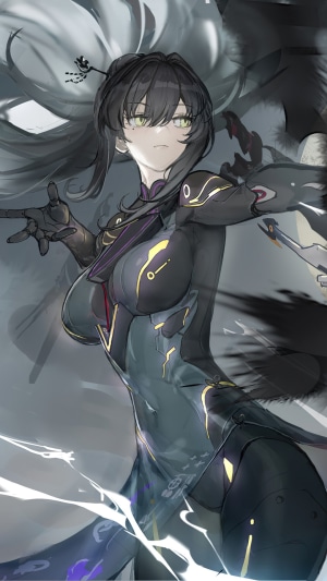 Bianca from Punishing Gray Raven in Futuristic Suit