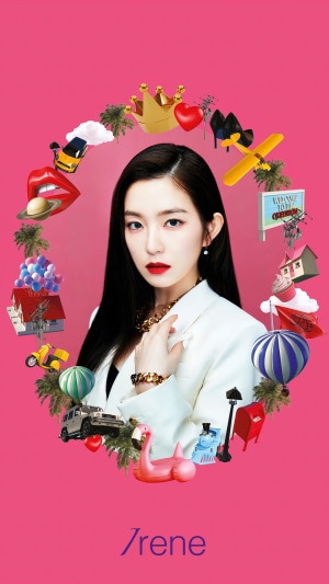Irene from Red Velvet with whimsical objects