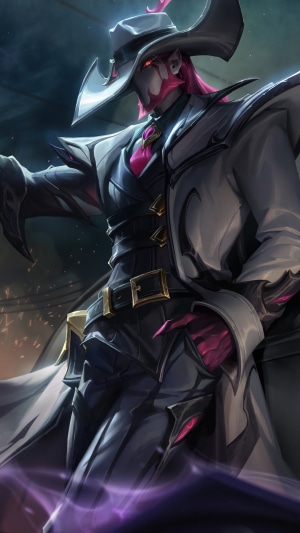 Crime City Nightmare Twisted Fate from League of Legends Splash Art